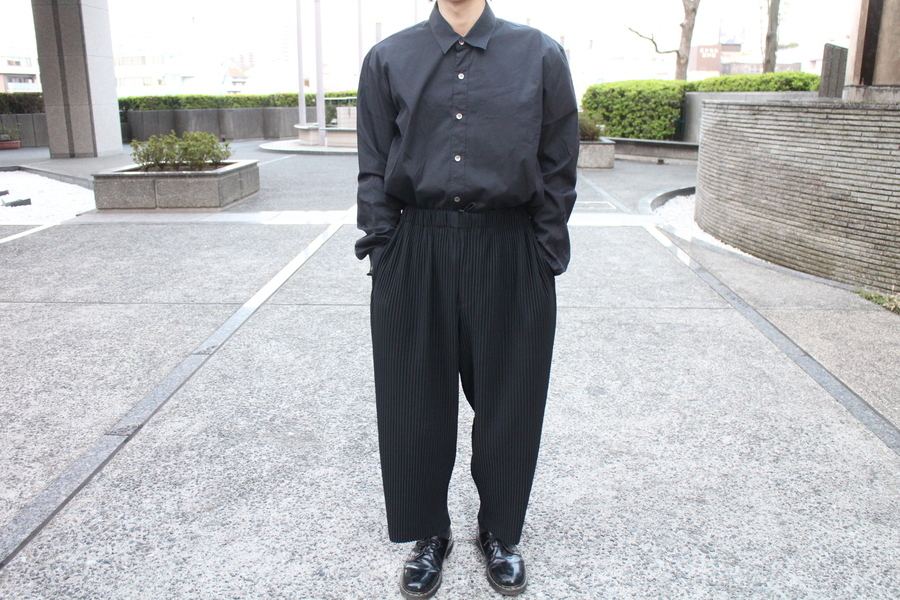 HOMME PLISSÉ(オムプリッセ) プリーツ パンツ 黒 homme plisse issey