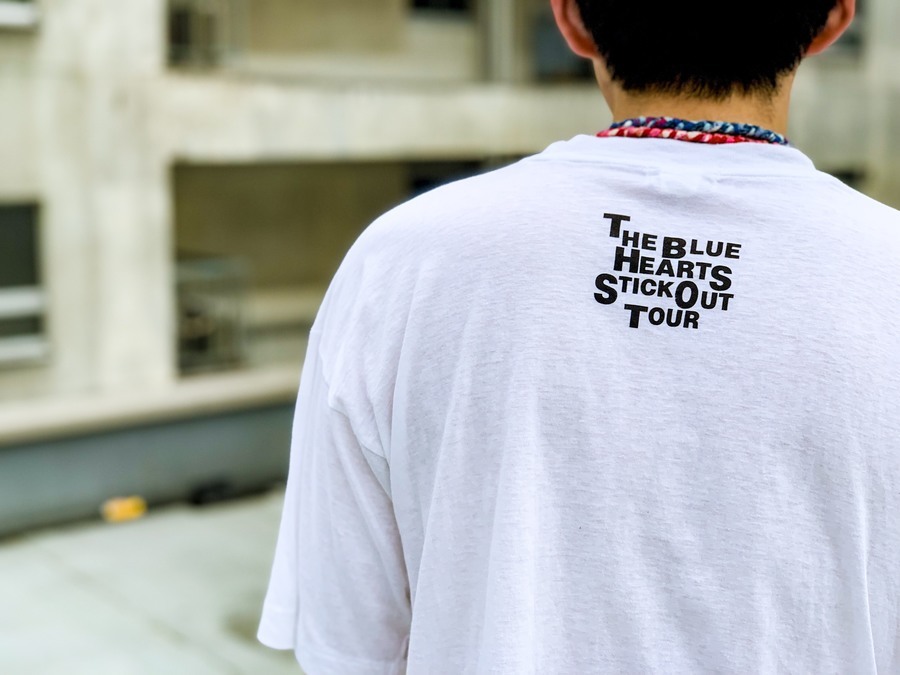 ブルーハーツ☆1987☆ドブネズミツアータオル☆ハイロウズ☆レア☆T