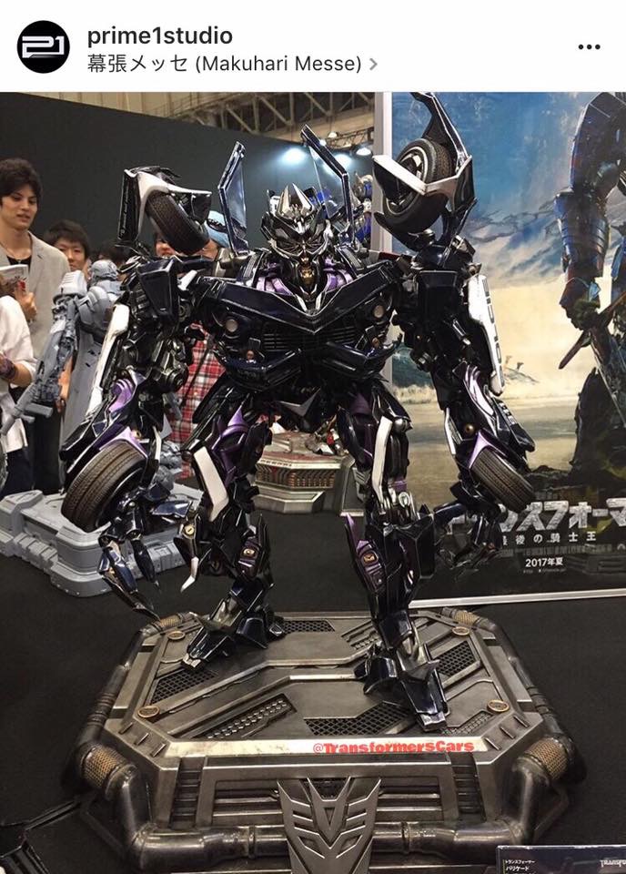 Prime 1 Studios Crosshairs, Sqweeks, and Barricade Statues at