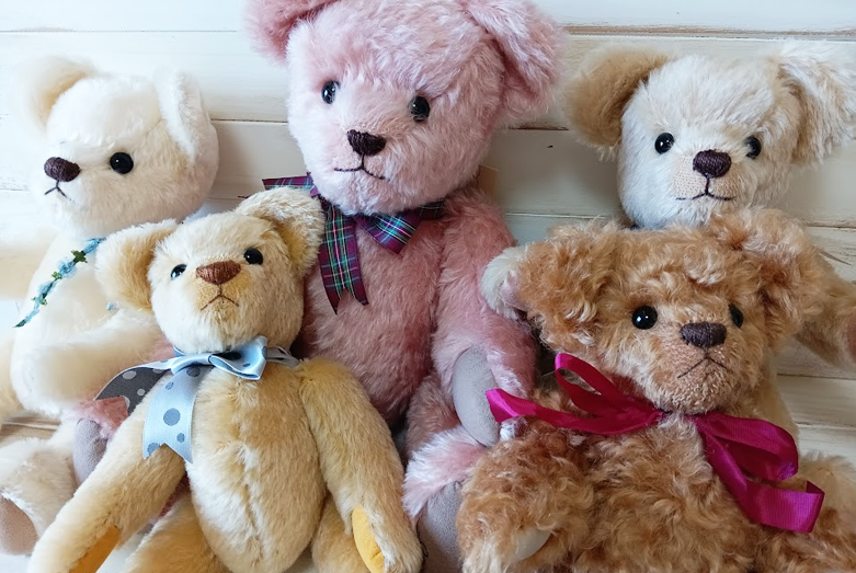 出航が待ち遠しいくま テディベア ぬいぐるみ 海外作家様 ハンドメイド