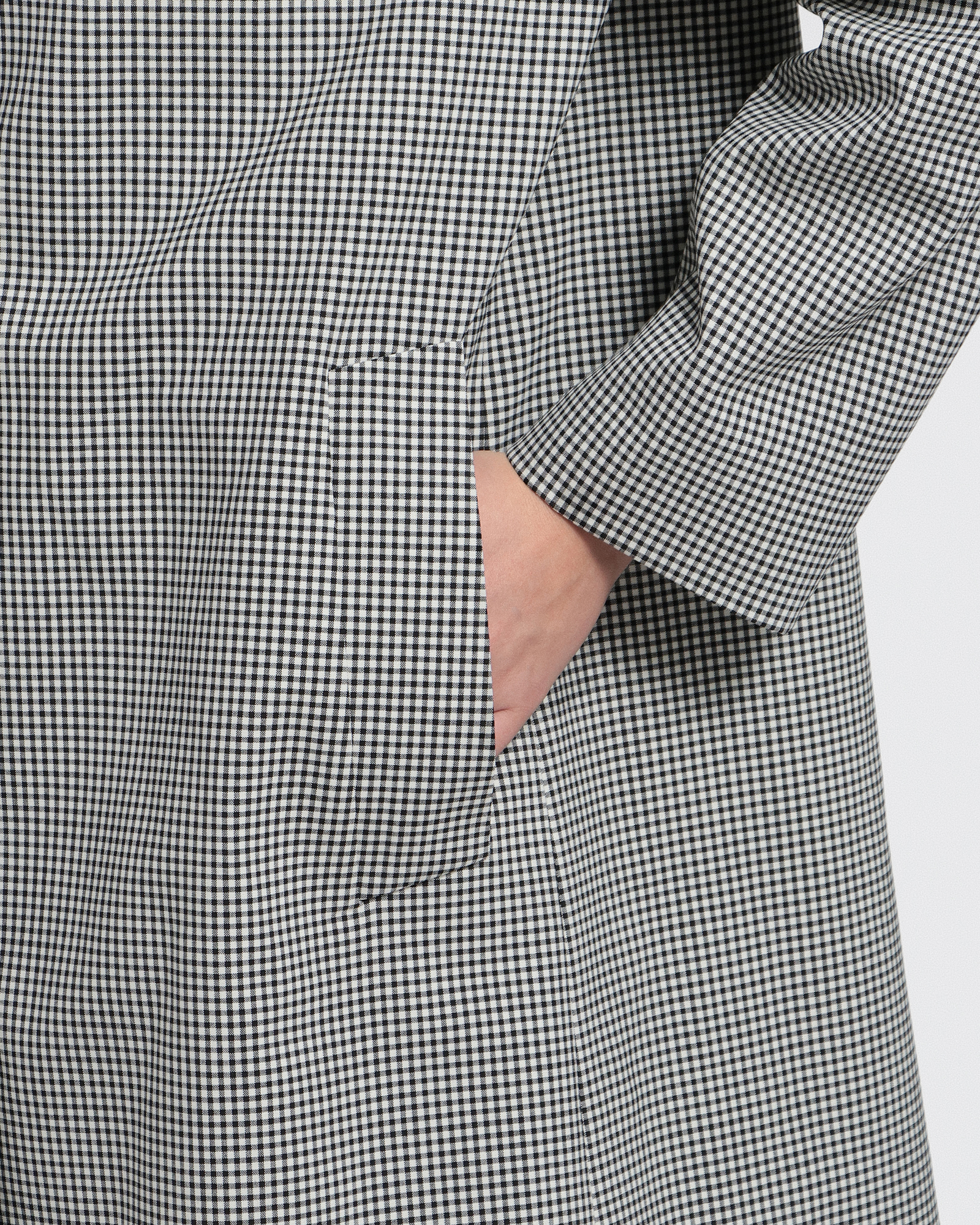 セオリーTailor Check CL Car Coat B