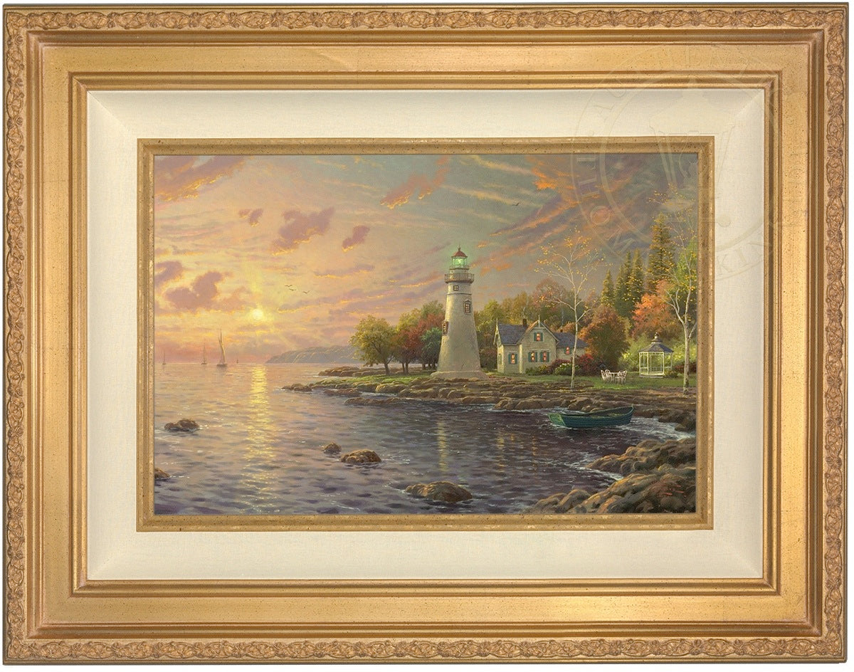 海岸の風景 水彩画 フレーム付き 海岸の風景 水彩画 フレーム付き