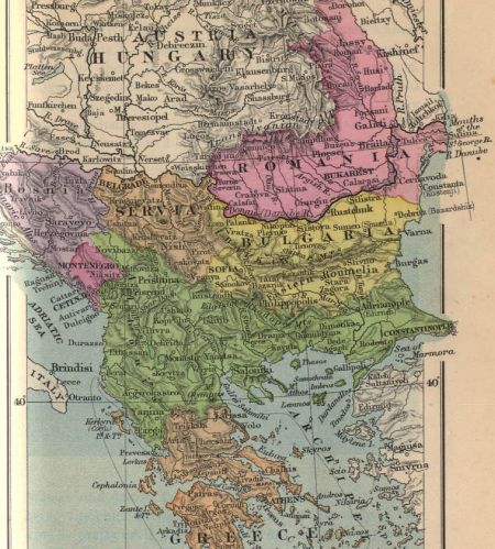 ブルガリア公国 1894 5レヴァ銀貨 フェルディナンド1世