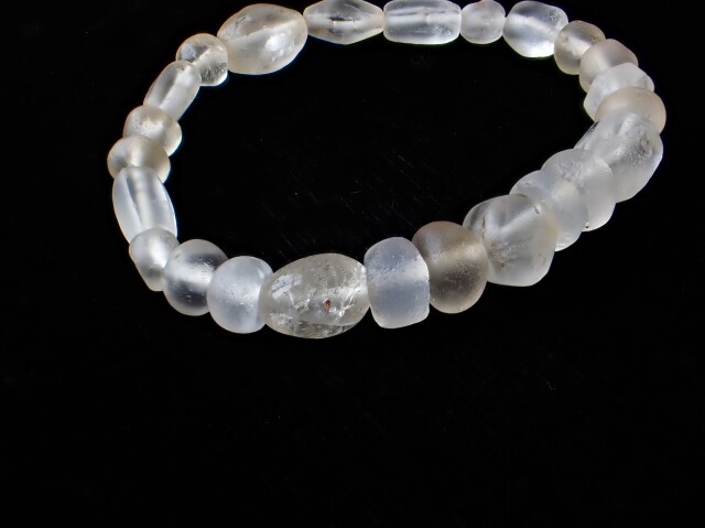 AB3330 【タイムセール限定価格】 ☆古代ビーズ☆ 水晶