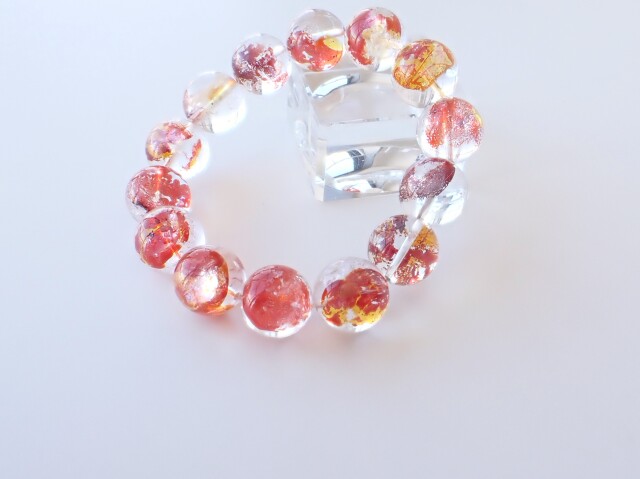 OC0041 【限定価格】 オーロラクォーツ（ヘマタイト/ライモナイトイン