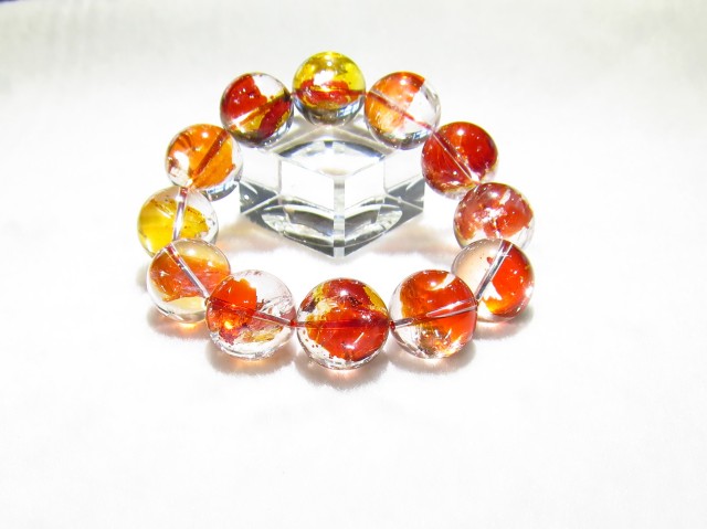 OC0023 【限定価格】 ☆プレミアム☆ オーロラクォーツ（ヘマタイト