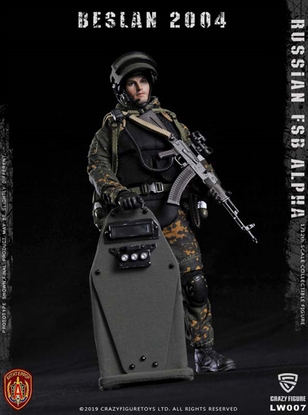 Russian Alpha Special Forces Heavy Shield Hand - Crazy Figure 1/12