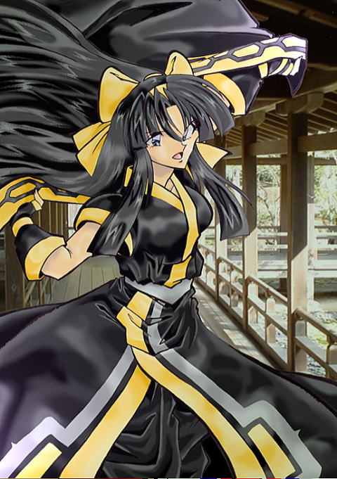 ナコルル 羅刹 サムライスピリッツ】直筆 手描きイラスト 色紙 同人