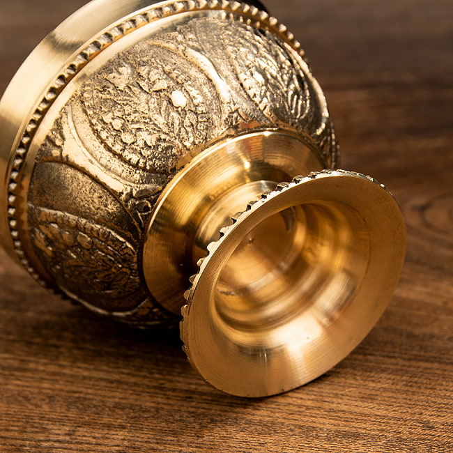 ネパールの真鍮カトリ - ダールカトリ 外径8.5cm程度 の通販