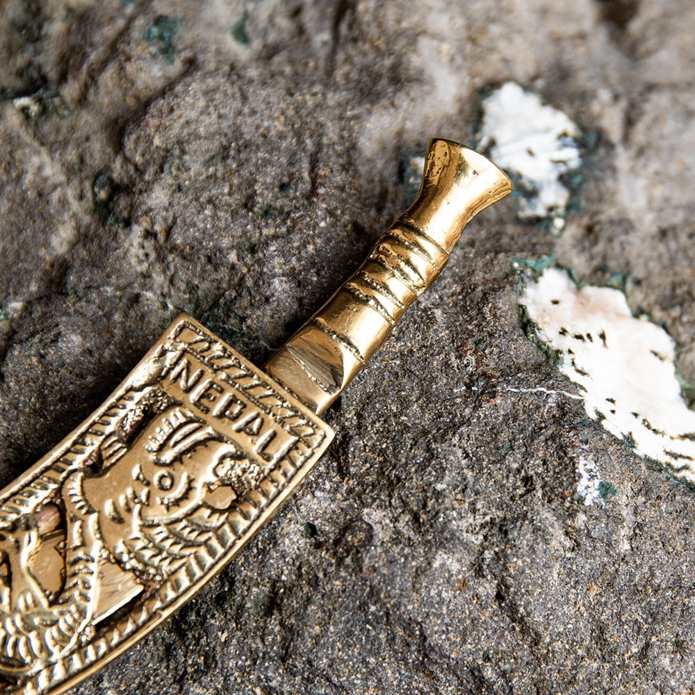 アンティーク アンティック ナイフ お土産 ネパールの ククリナイフ型