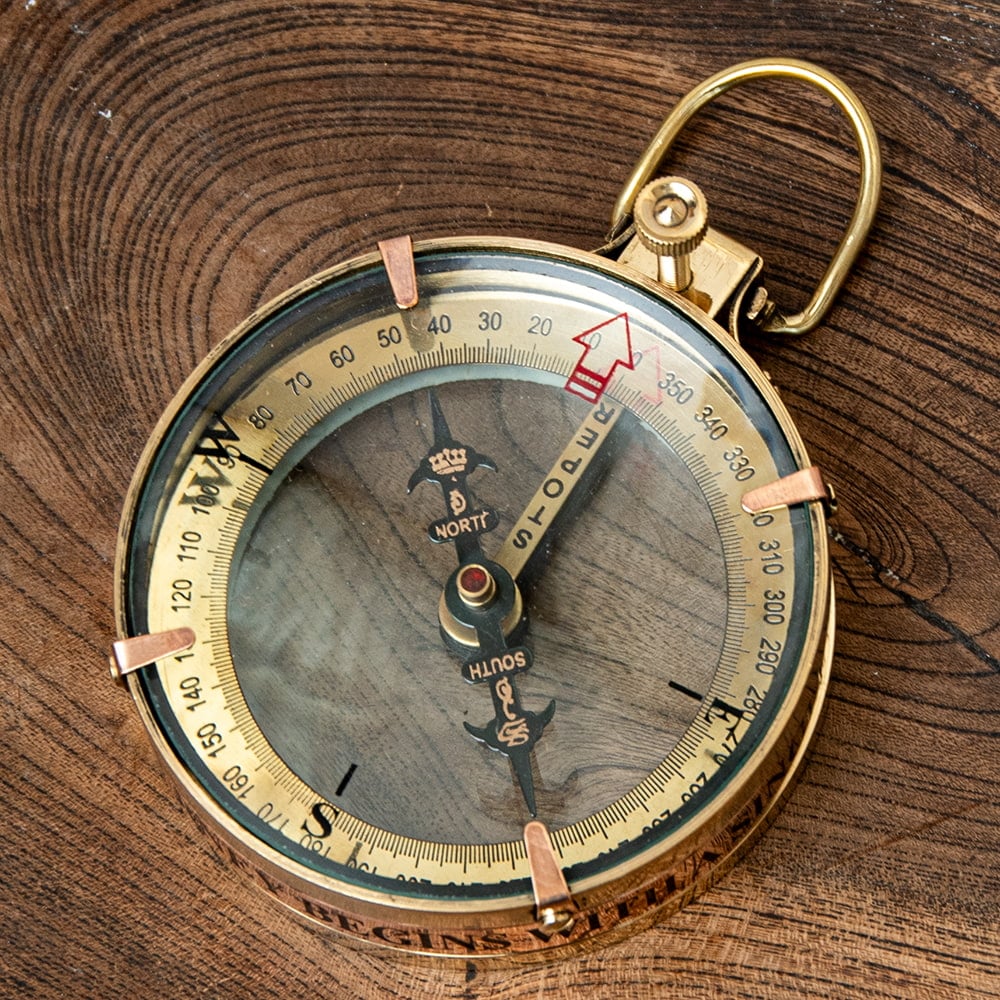 大英帝国時代風 アンティーク調コンパス 直径7.7cm の通販 - TIRAKITA.COM