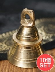 密教法具・金剛鈴（ガンター）と金剛杵（ヴァジュラ）のセット【高さ