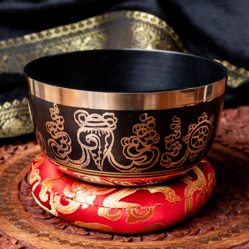 no12 チベット産 シンギングボウル 新品 チベタンボウル 27cm 1839