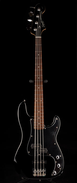 Pre Owned Squier Precision Bass Special Edition Black and Chrome