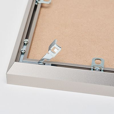 ポスターフレーム】ALUMIUM SERIES 01 CUT B2 生材 屋内用 | 看板の