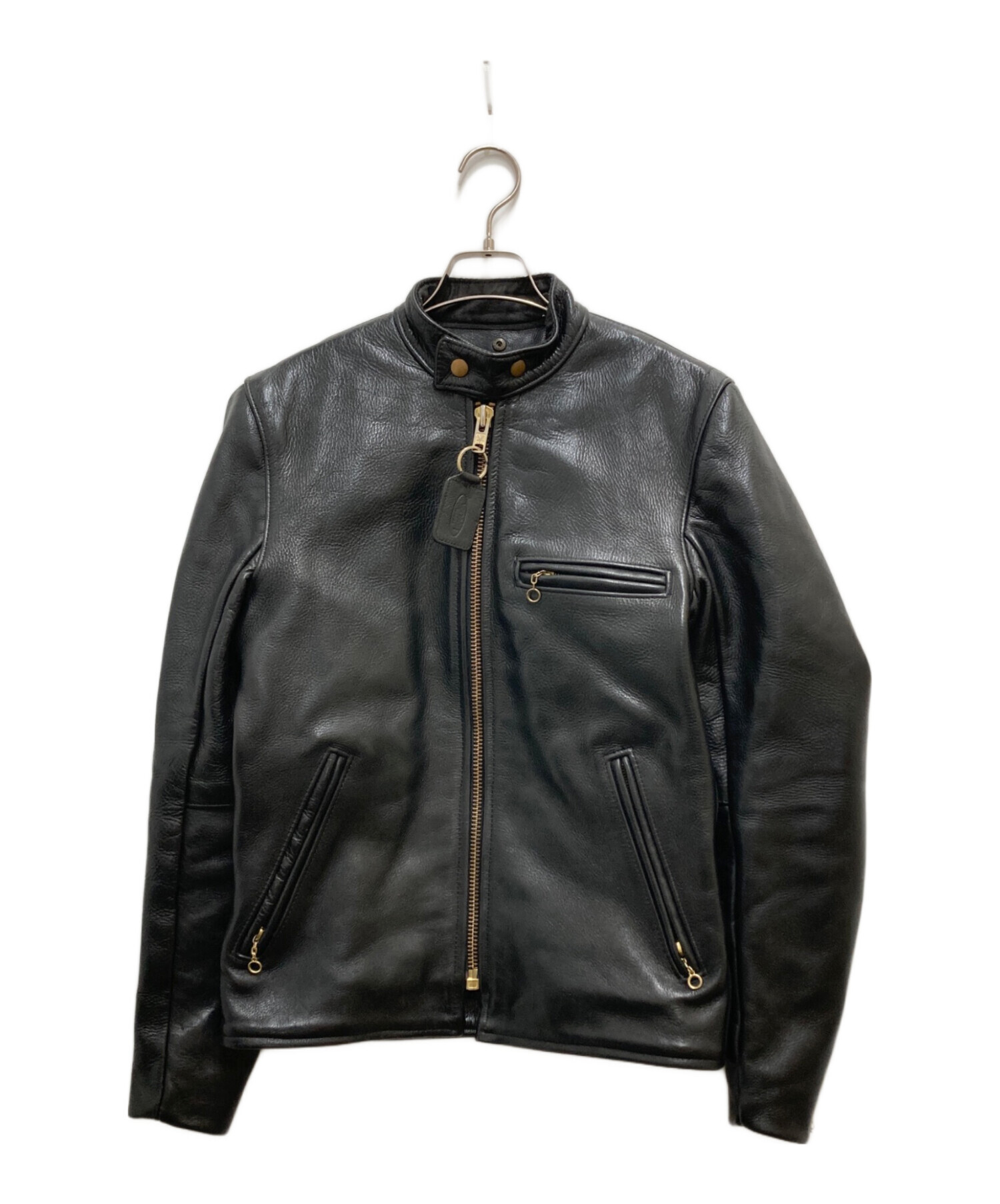 中古・古着通販】VANSON (バンソン) シングルライダースジャケット