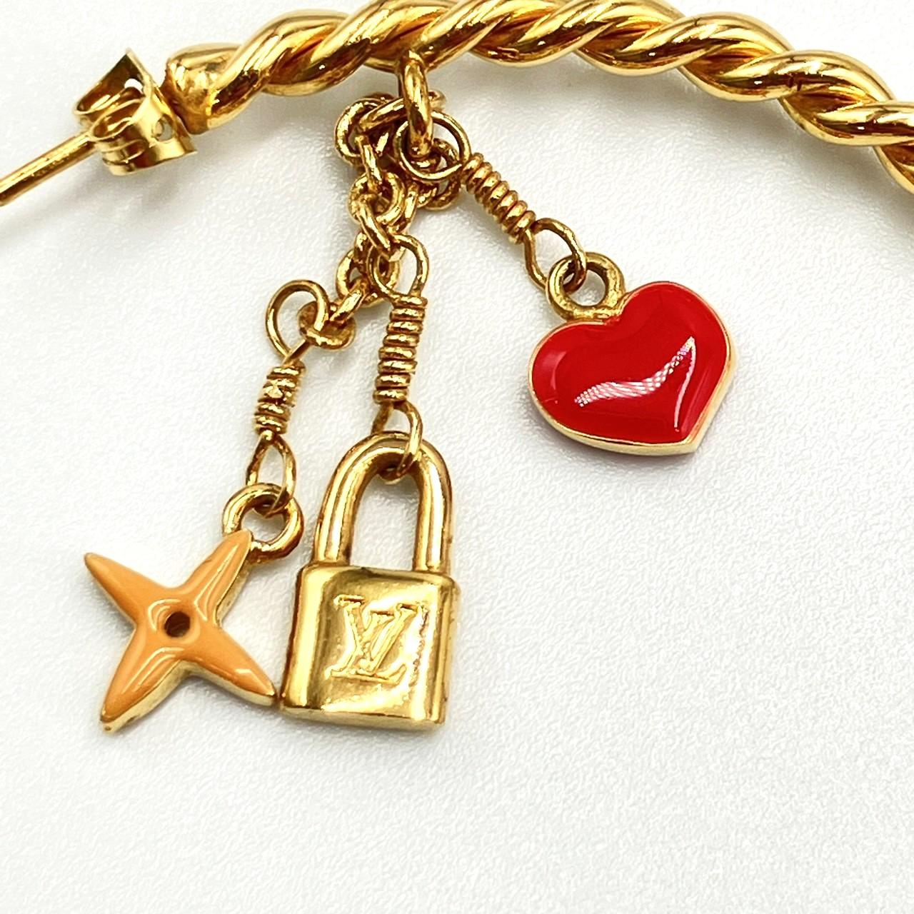 美品✨ルイヴィトン ブローチ チャーム 5連 ゴールド 【公式通販】