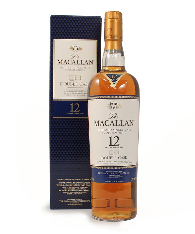 MACALLAN SINGLE MALT 12YR DOUBLE CASK 750ML – Triphammer Wines and