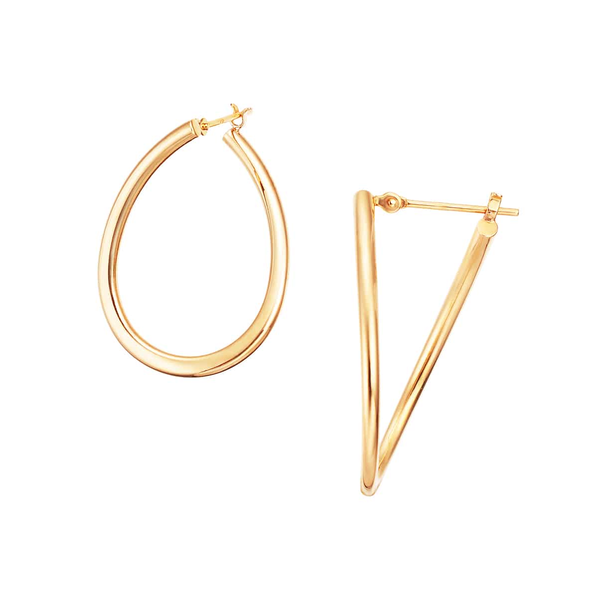 プラチナ/K18イエローゴールドピアス(RPE293-002)|TSUTSUMI