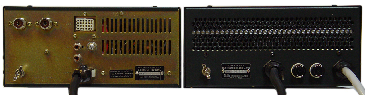 現状品ICOM ICOM IC-2KLとIC-2KLPSのセット IC-2KL リニアアンプ ＋