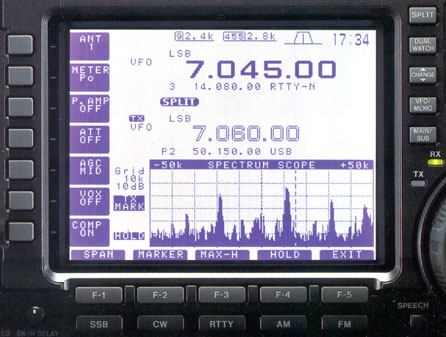 ICOM IC-756 Screen