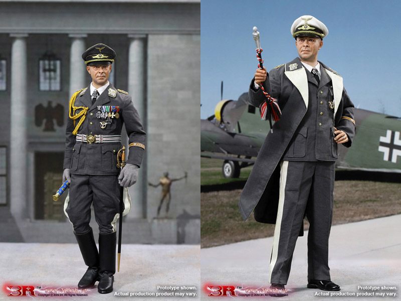 ドイツ軍 空軍 元帥 ジャケット&礼装ベルト レプリカ 軍服/米軍