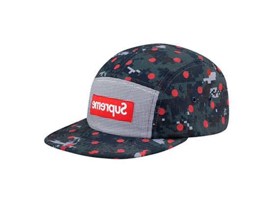 supreme comme des garcon camp cap