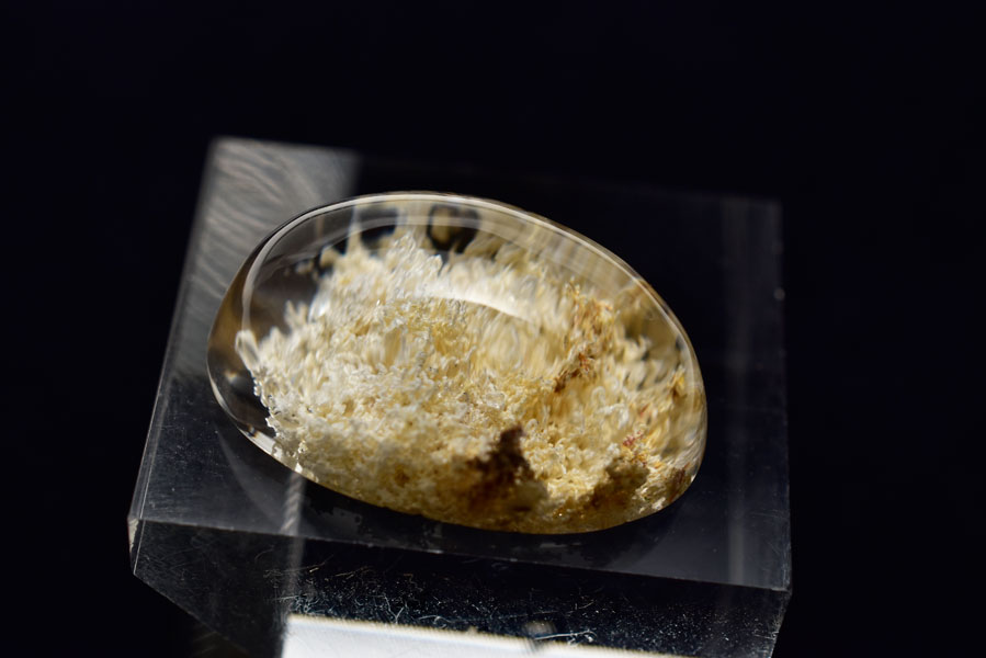 ホワイトガーデン ルース タンブル【希少】【約5.3g】【最高級】天然石