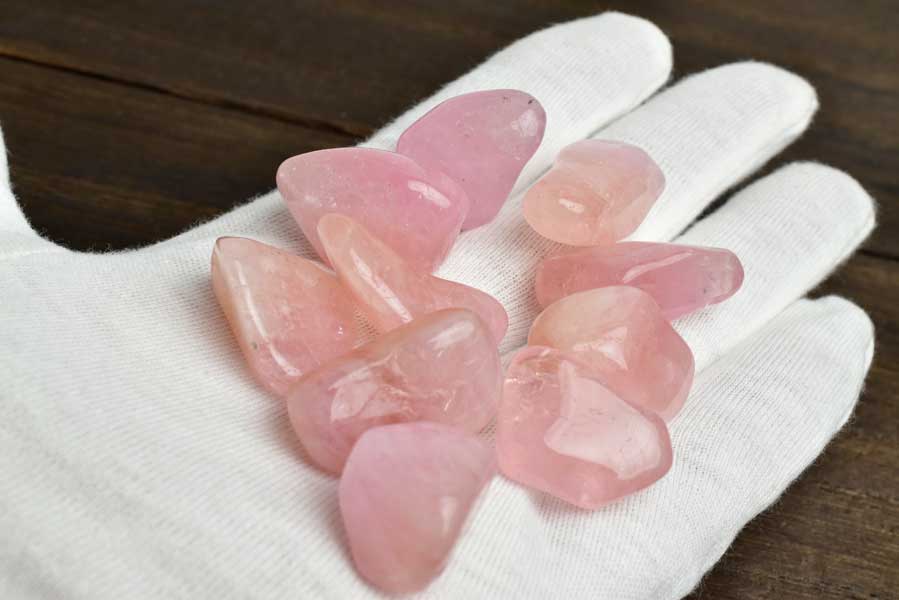 モルガナイト AAA+ タンブル 磨き石【1個】【約25mm前後】【ブラジル産