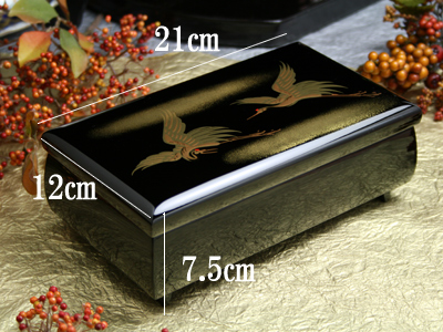 ジュエリーボックス二羽鶴