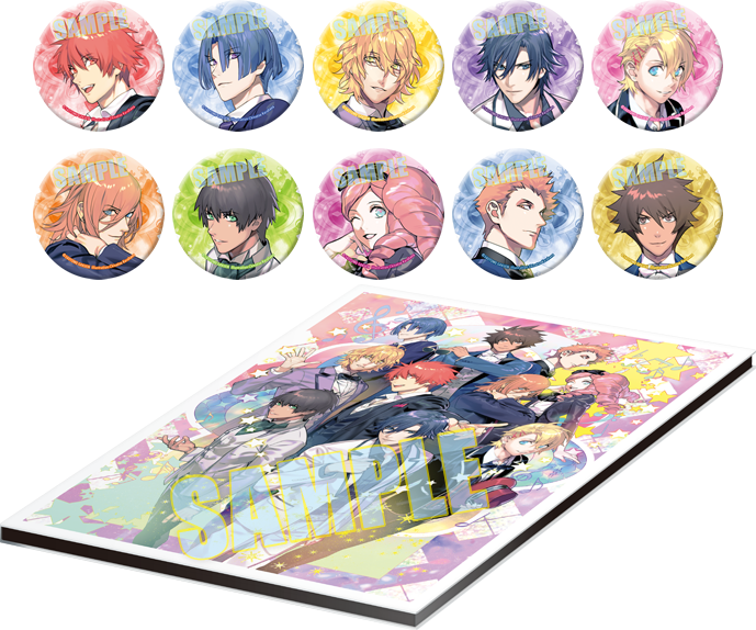 うたプリ 来栖翔 flower water 缶バッジ うたプリ 来栖翔 flower water