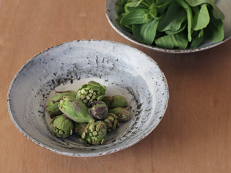 大原拓也刷毛目鉢／中皿/中鉢｜和食器・種類／和食器通販 おかずの