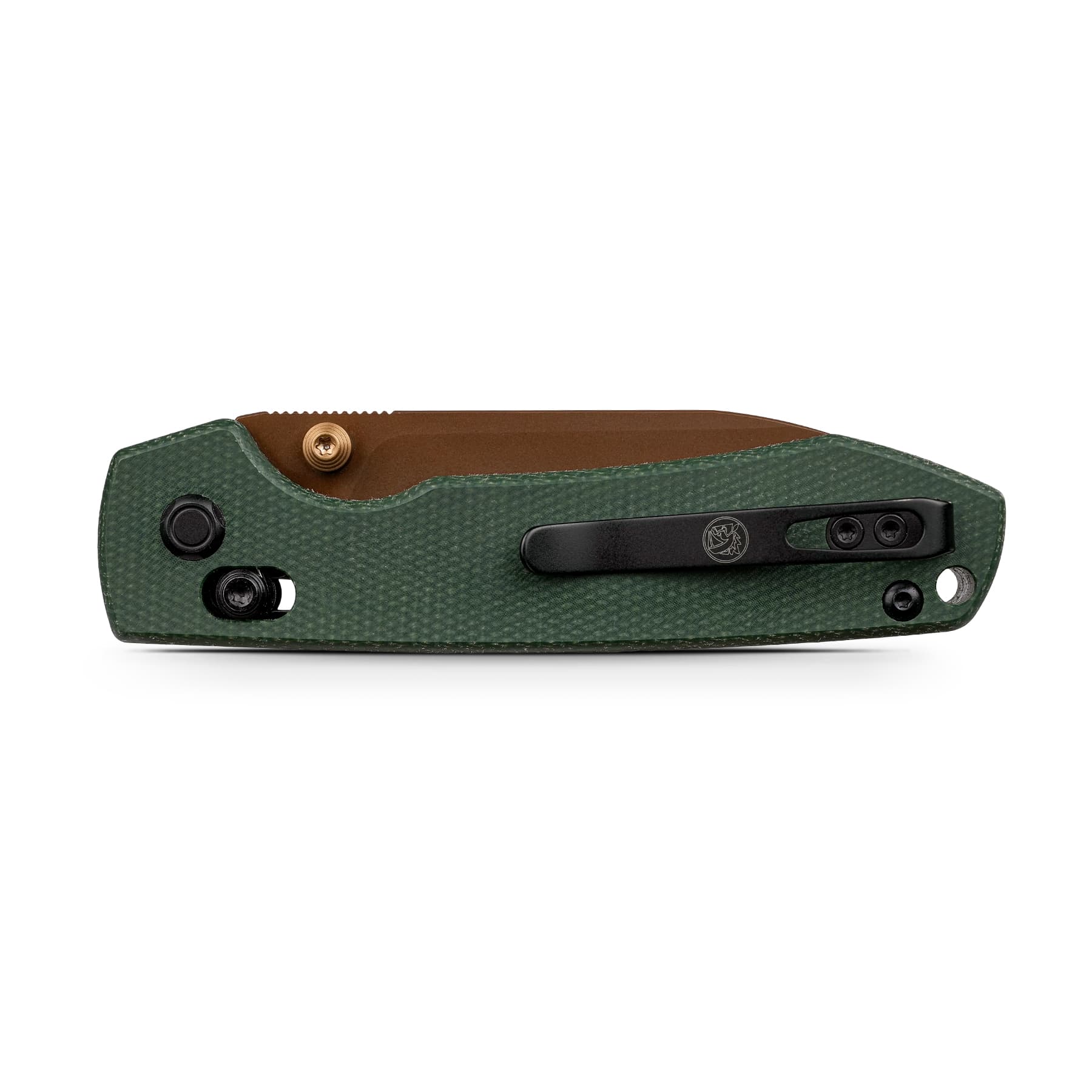 Raccoon Crossbar Lock | 14C28N Micarta Pocket Knife Grip