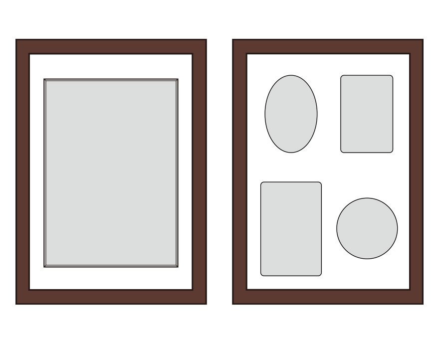 ☆値下げ☆新品！写真&額縁/わたらせ/ワイドマットフレームA1000