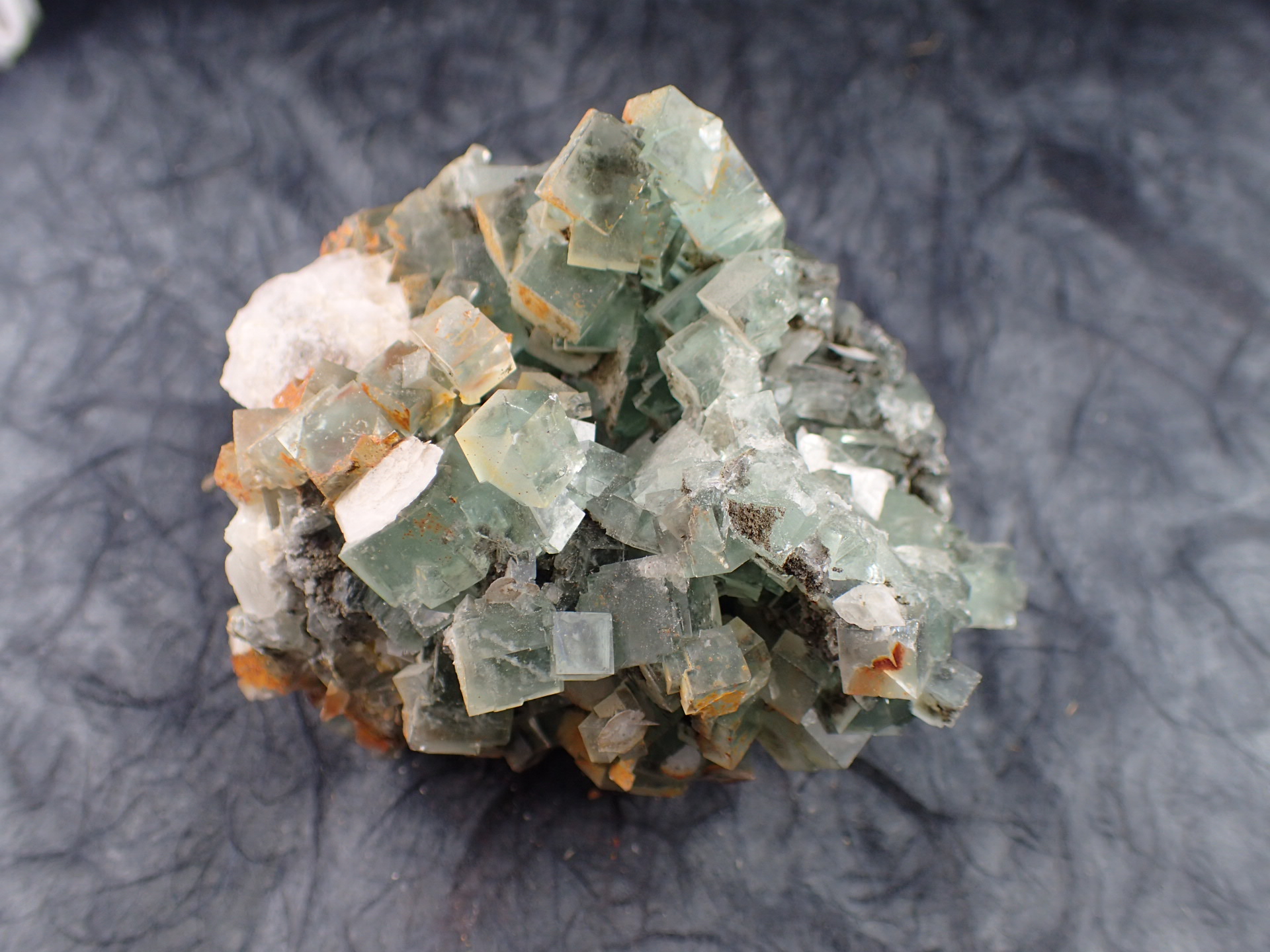 フローライト バライト R70 共生 鉱物 標本 原石 【公式通販】