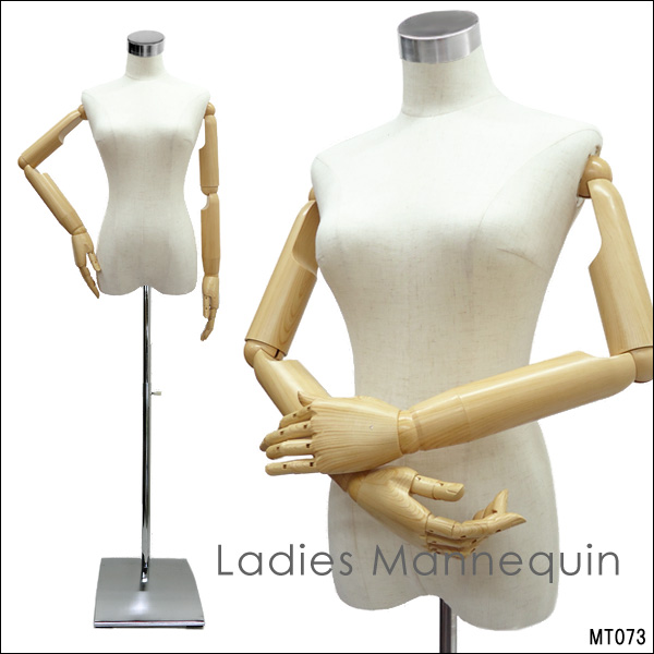 アーム付きトルソー マネキン マネキン 稼働 アーム付き トルソー 女性