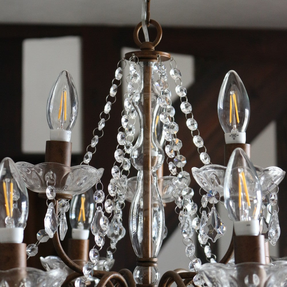 ゴージャスな雰囲気が美しい シャンデリア9灯 OR1-OP-005-6+3AT