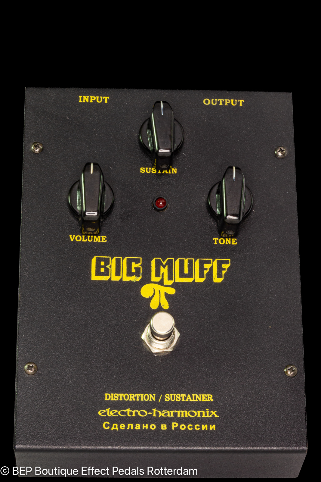 Electro Harmonix Big Muff Pi V7 (Black Russian) Black Effect For