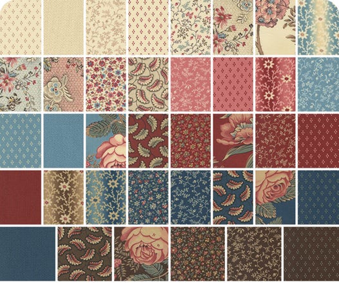 Kate's Garden Fat Quarter Fabric Bundle by Betsy Chutchian for