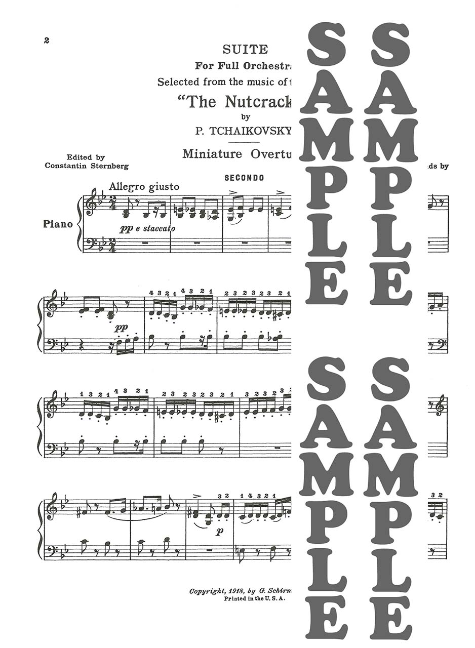 ヤマハ】ピアノ連弾 チャイコフスキー 組曲 くるみ割り人形 Op.71a