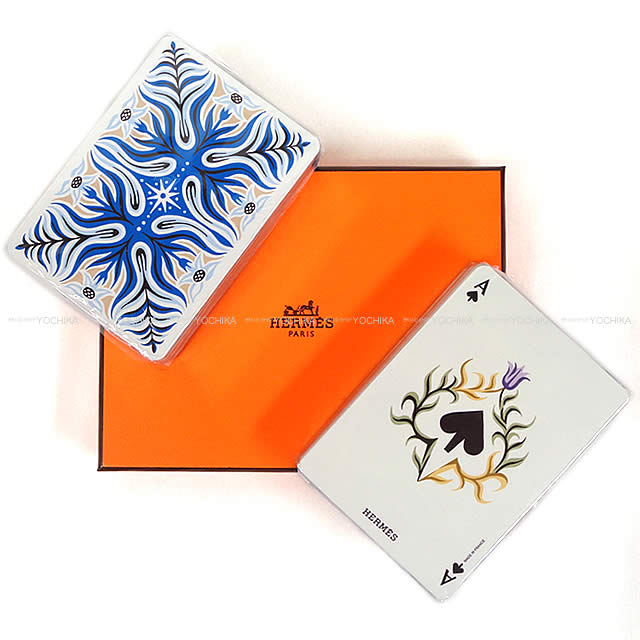 HERMES トランプセット 赤と青 HERMES トランプセット 青赤 HERMES
