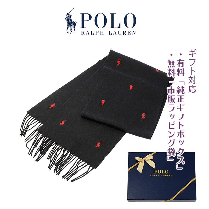 POLO ラルフローレンカシミヤ混マフラー送料無料 キャップ、マフラ