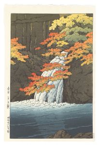 川瀬巴水「春ノ月（二宮海岸）」 | 山田書店美術部オンラインストア