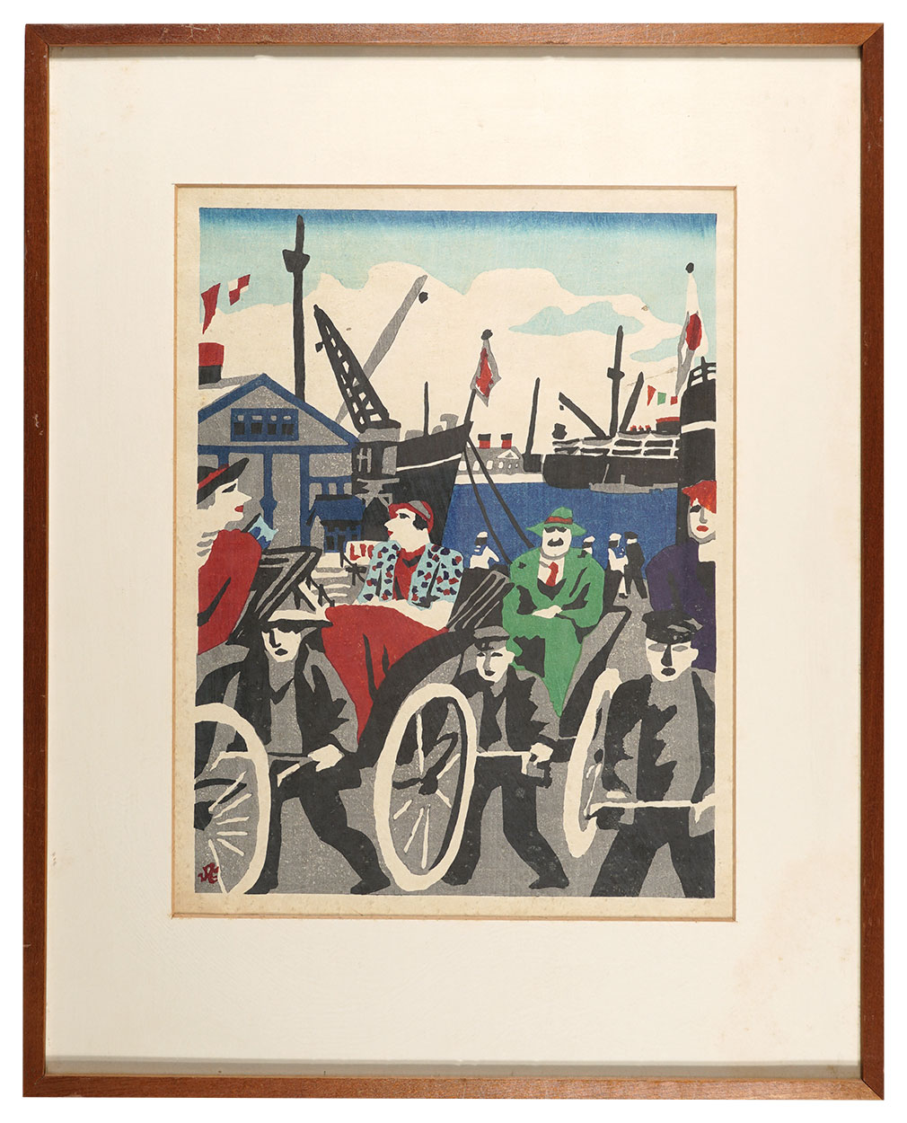 川西英「神戸風景」 | 山田書店美術部オンラインストア