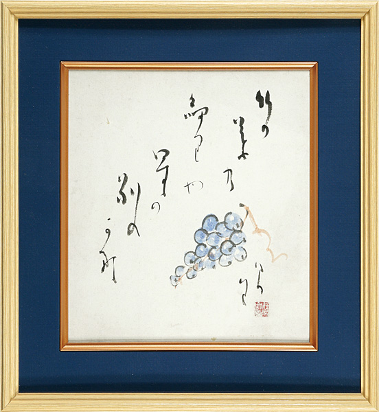 竹久夢二「自筆画賛色紙 竹の葉」 | 山田書店美術部オンラインストア