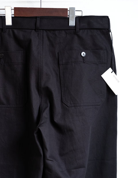 AURALEE Washed Finx Light Chino Wide Pants | 大阪心斎橋のメンズ