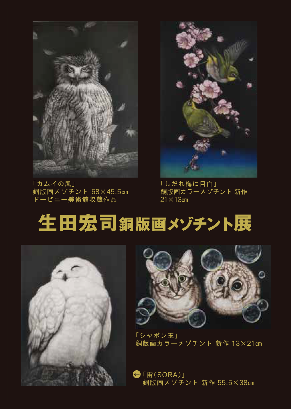 生田宏司銅版画メゾチント展 | ART | ショップニュース | 山形屋
