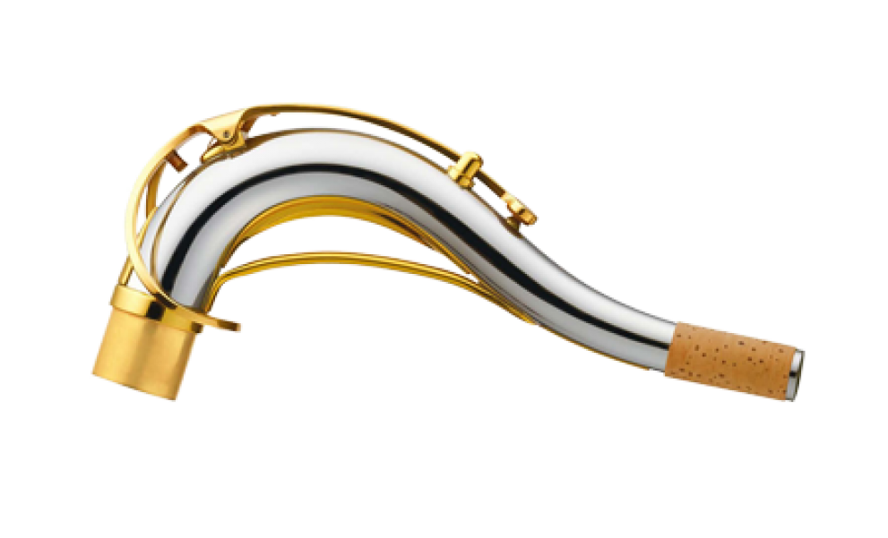 ヤナギサワ ソプラノサックス用ネック GP（ゴールドプレート）カーブ