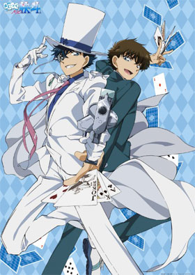 名探偵コナン 中森青子 黒羽快斗 アクキー VS怪盗キッド まじっく快斗