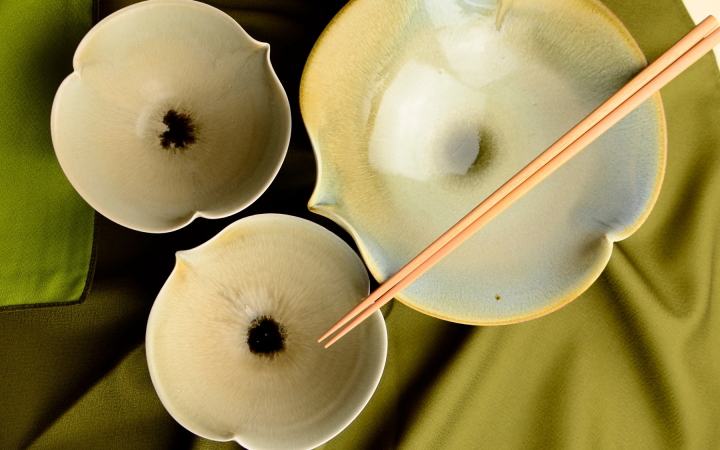 玄昌窯青花大钵 玄昌窯青花大钵 青花花鳥文大皿 漳州窯 文化遺産オンライン